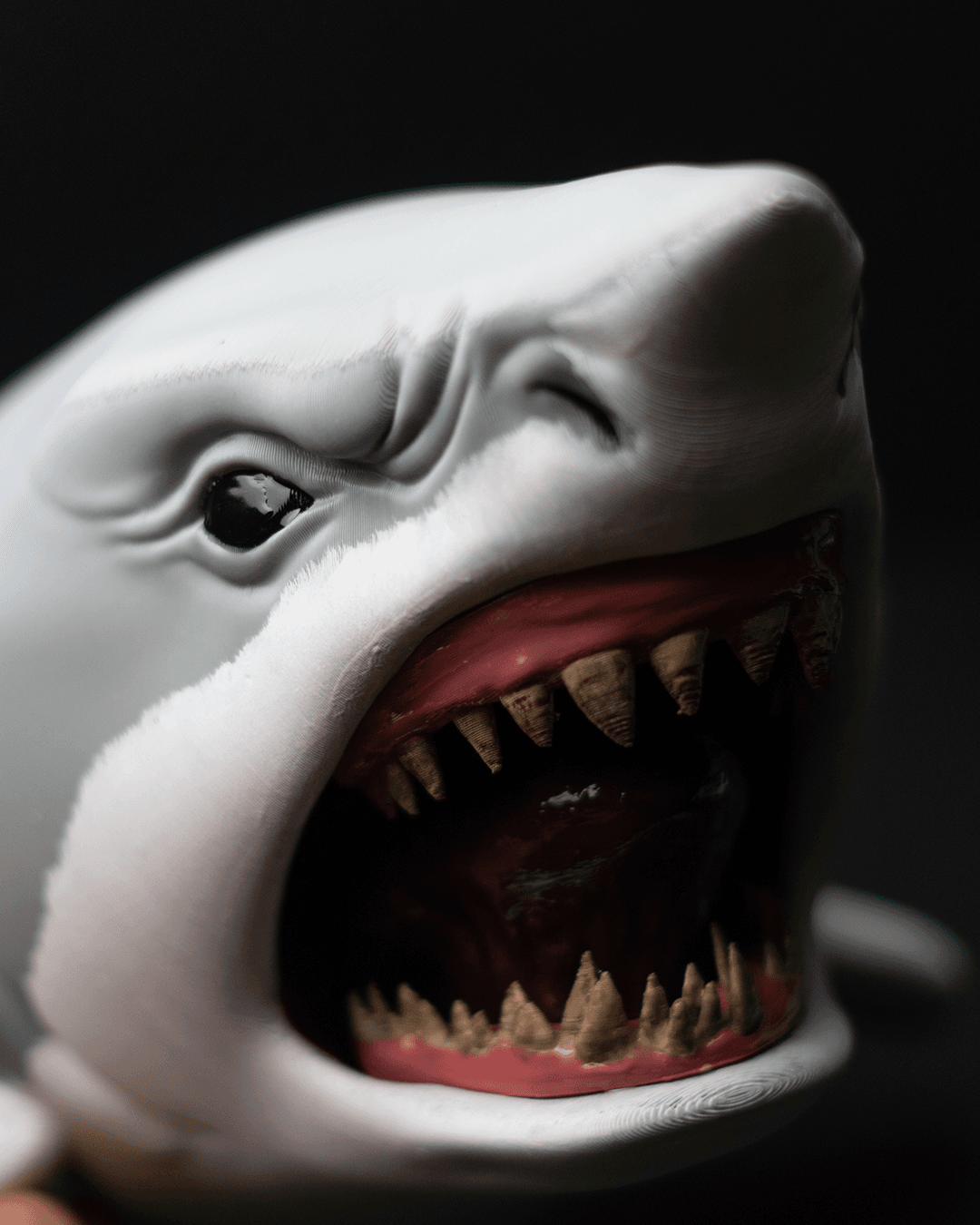 Great White Shark Headphone Hanger