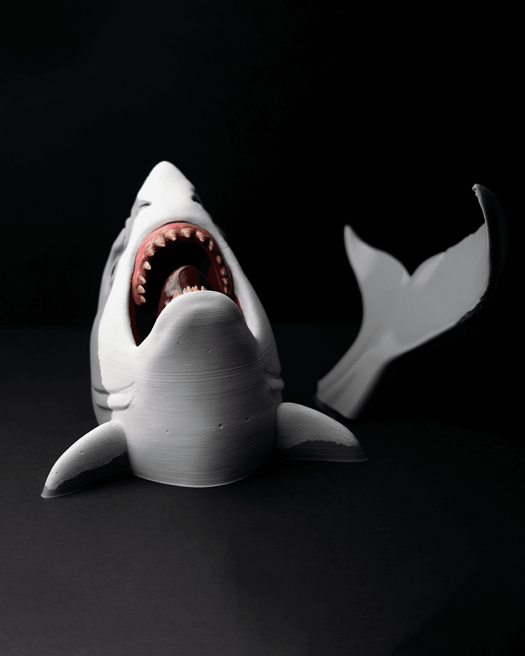 Great White Shark Headphone Hanger