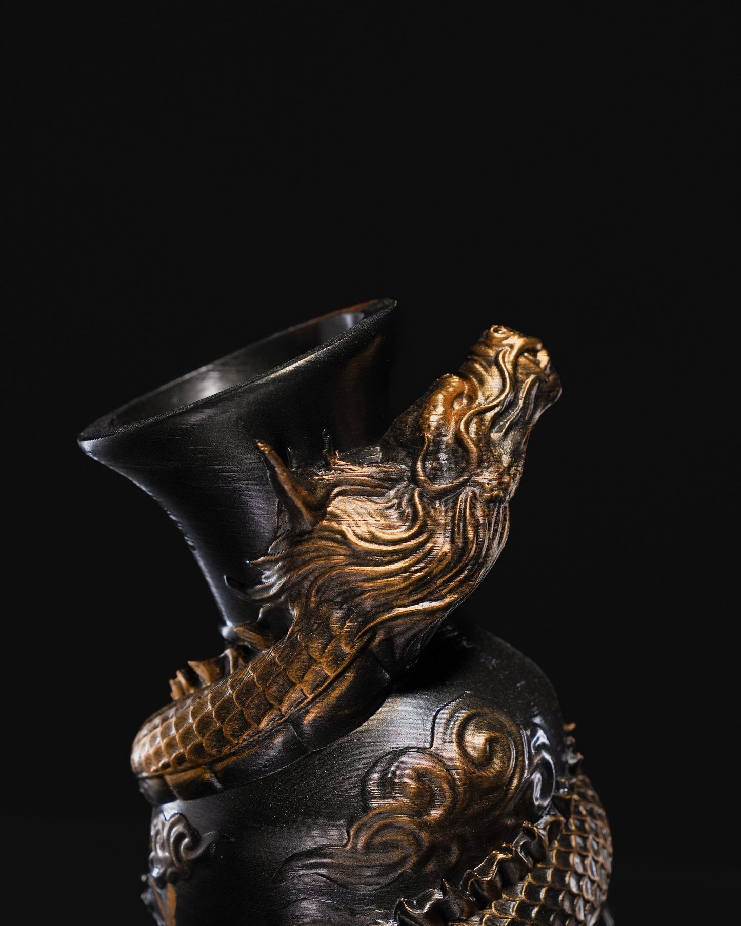 Dragon Wrapped Vase