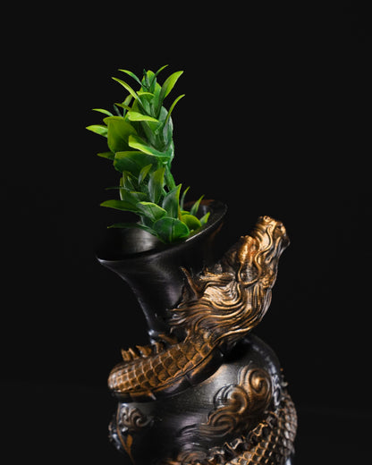 Dragon Wrapped Vase