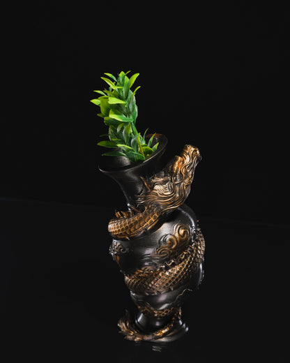 Dragon Wrapped Vase