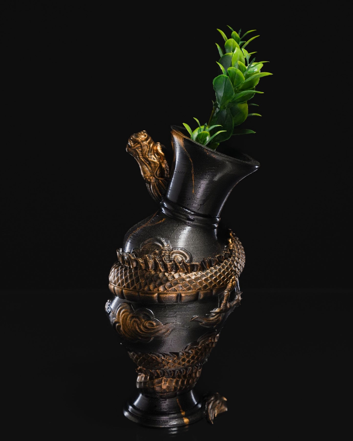 Dragon Wrapped Vase