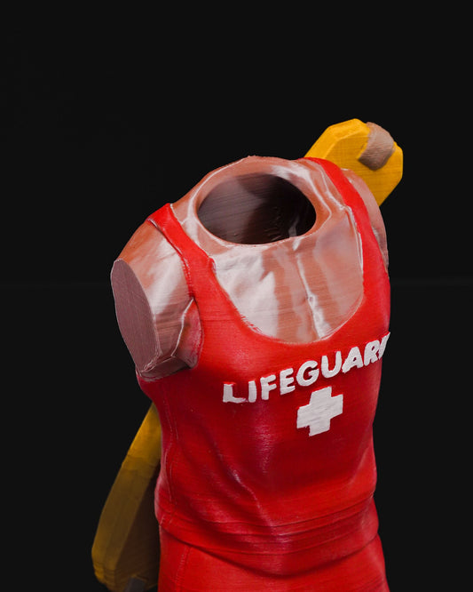 Lifeguard Body Vase -Male