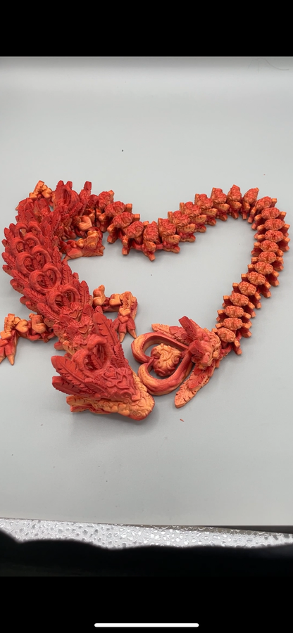 Heart Dragon - Valentine's Day Dragon